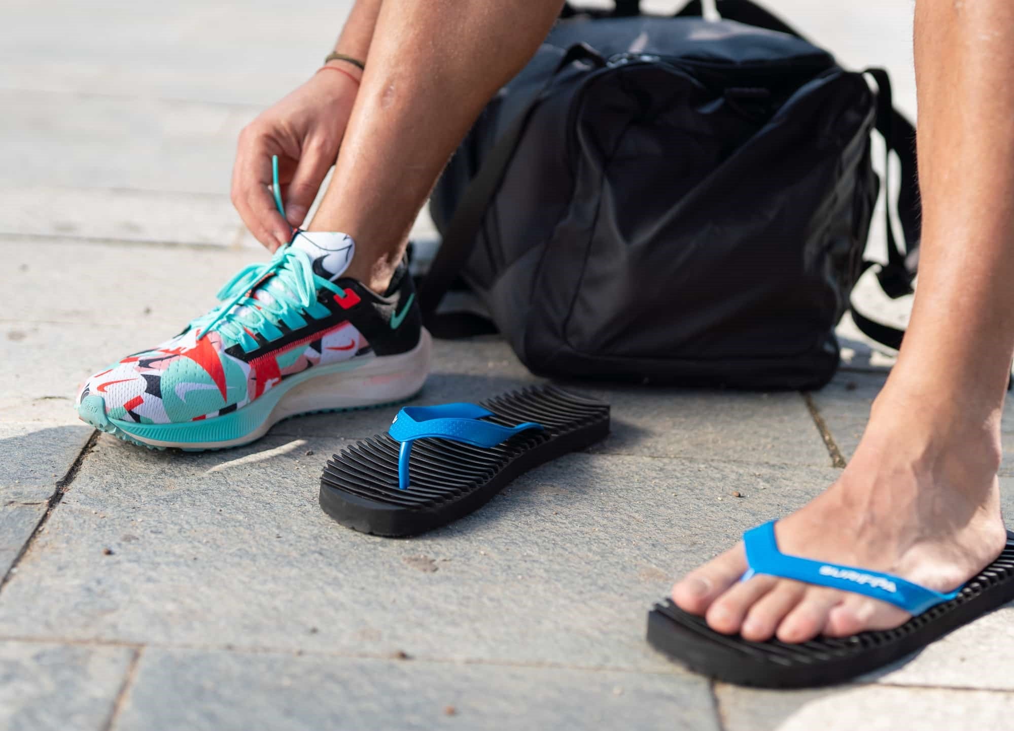 recuperar pies tras entrenamiento