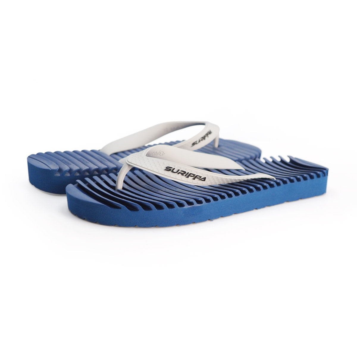 SURIPPA COMFORT 1.0 | Comfortable Recovery Flip Flops (Blue-White)