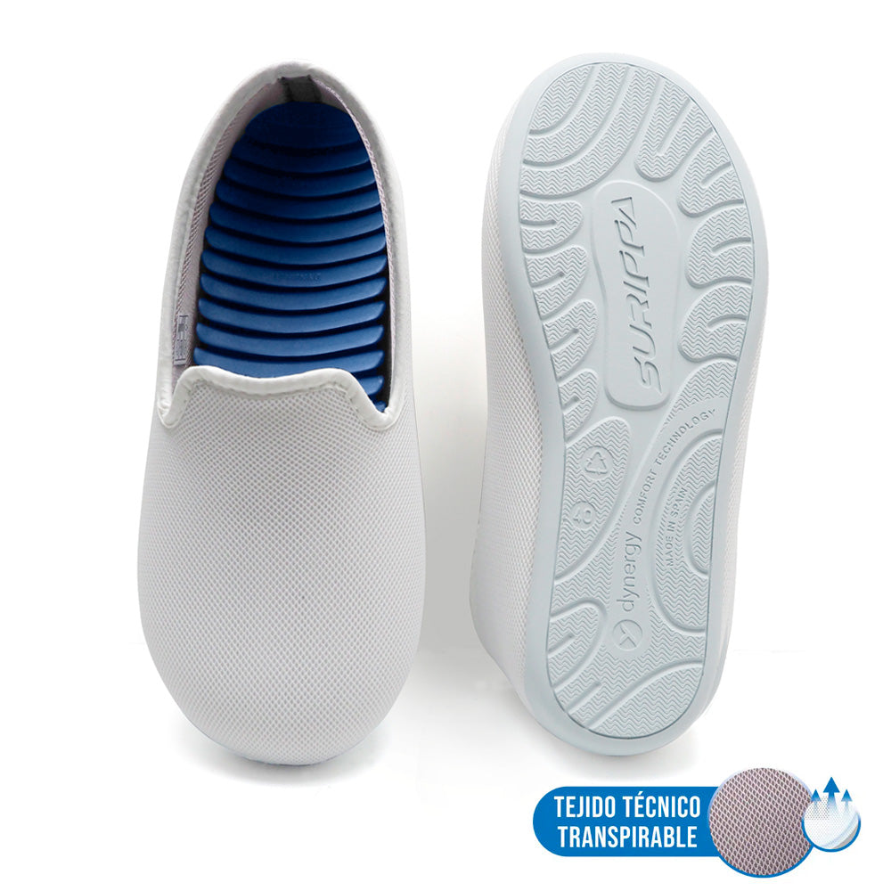 SURIPPA 3.0 RELAX-GO | SLIPPERS DE RECUPERACIÓN BLANCO AZUL