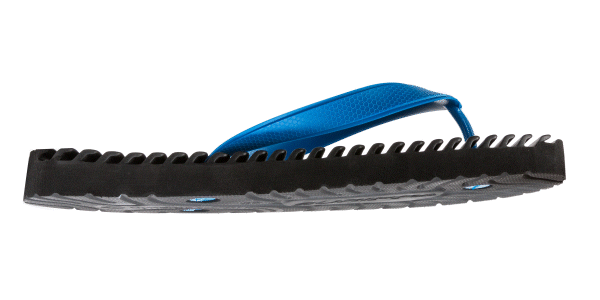 Chanclas ergonómicas con suela con amortiguación y propulsión