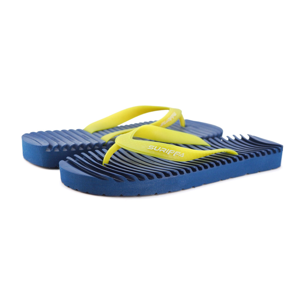 SURIPPA COMFORT 1.0 | CHANCLAS CÓMODAS DE RECUPERACIÓN (AZUL-AMARILLO)