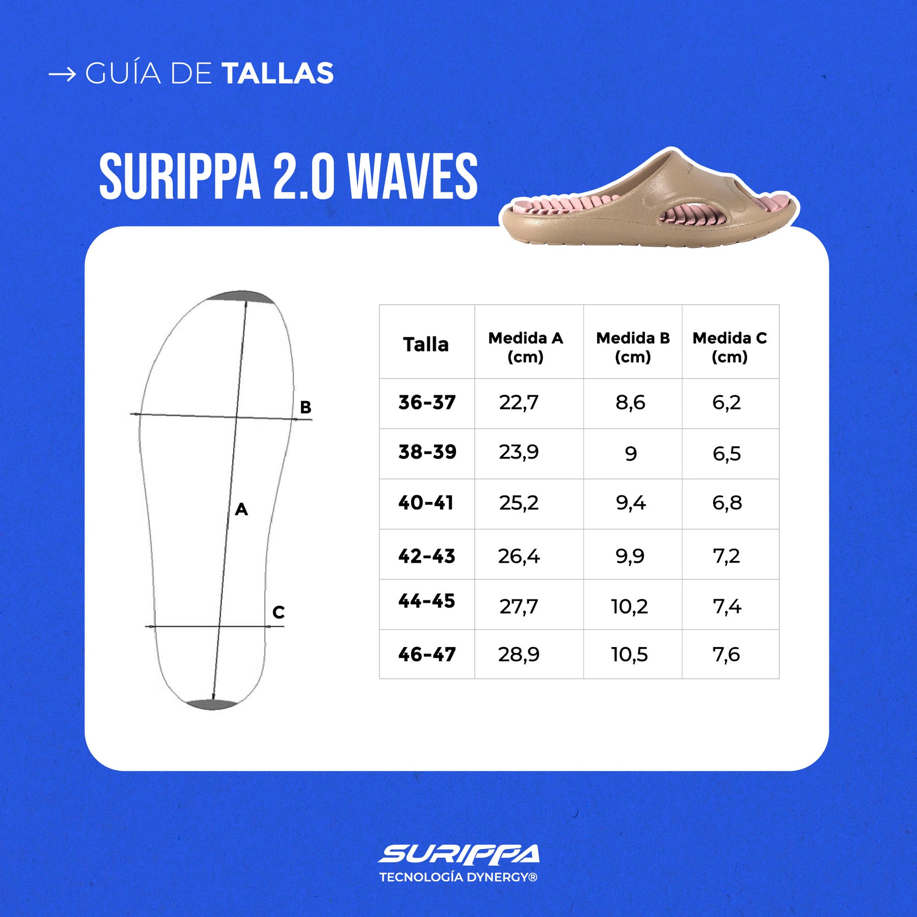 SURIPPA 2.0 WAVES| SANDALIAS RECUPERACIÓN