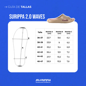 SURIPPA 2.0 WAVES | SANDALIAS RECUPERACIÓN