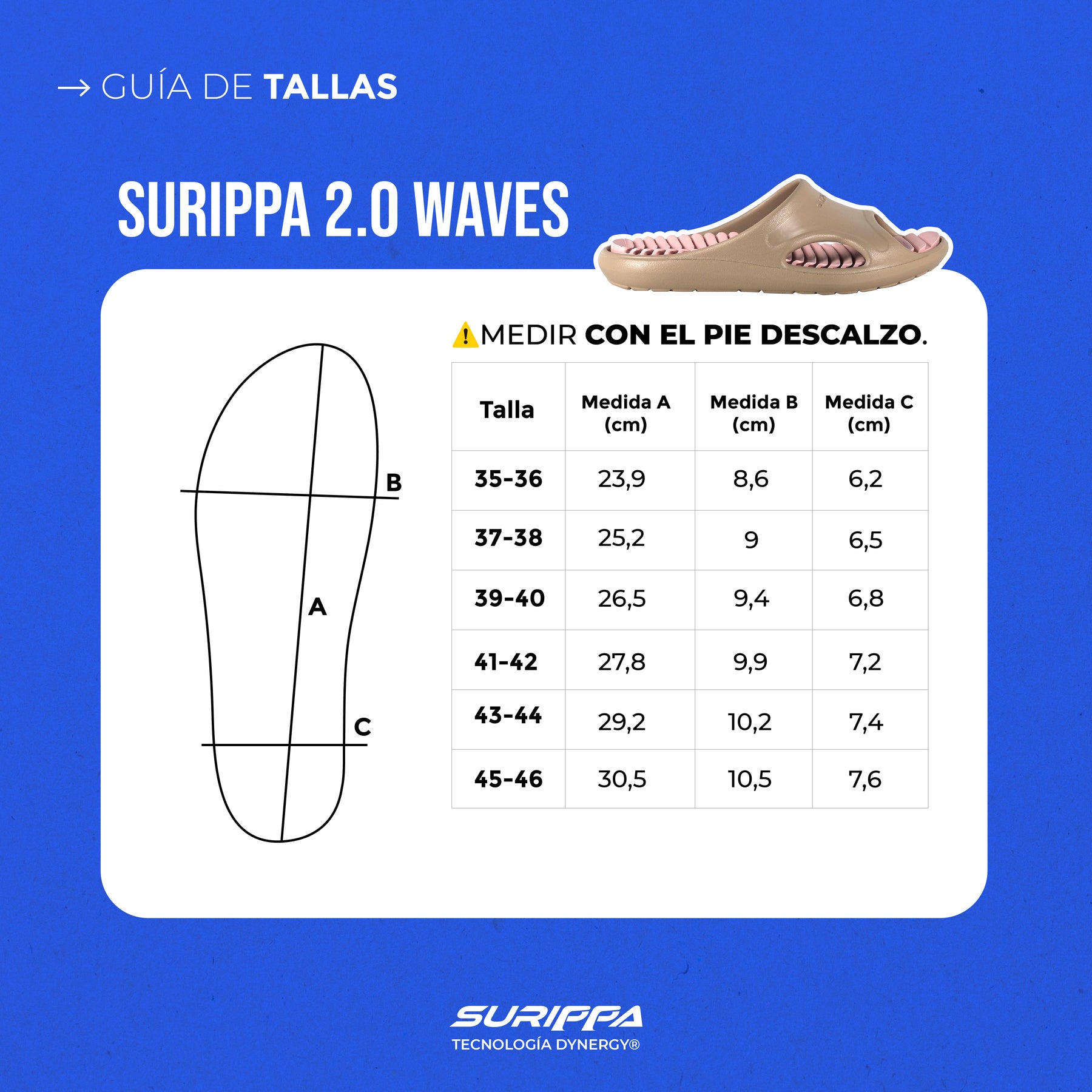 SURIPPA 2.0 WAVES | SANDALIAS RECUPERACIÓN