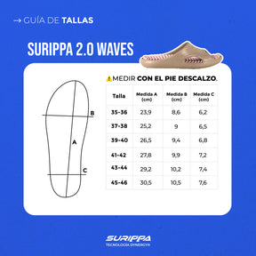 SURIPPA 2.0 WAVES | SANDALIAS RECUPERACIÓN