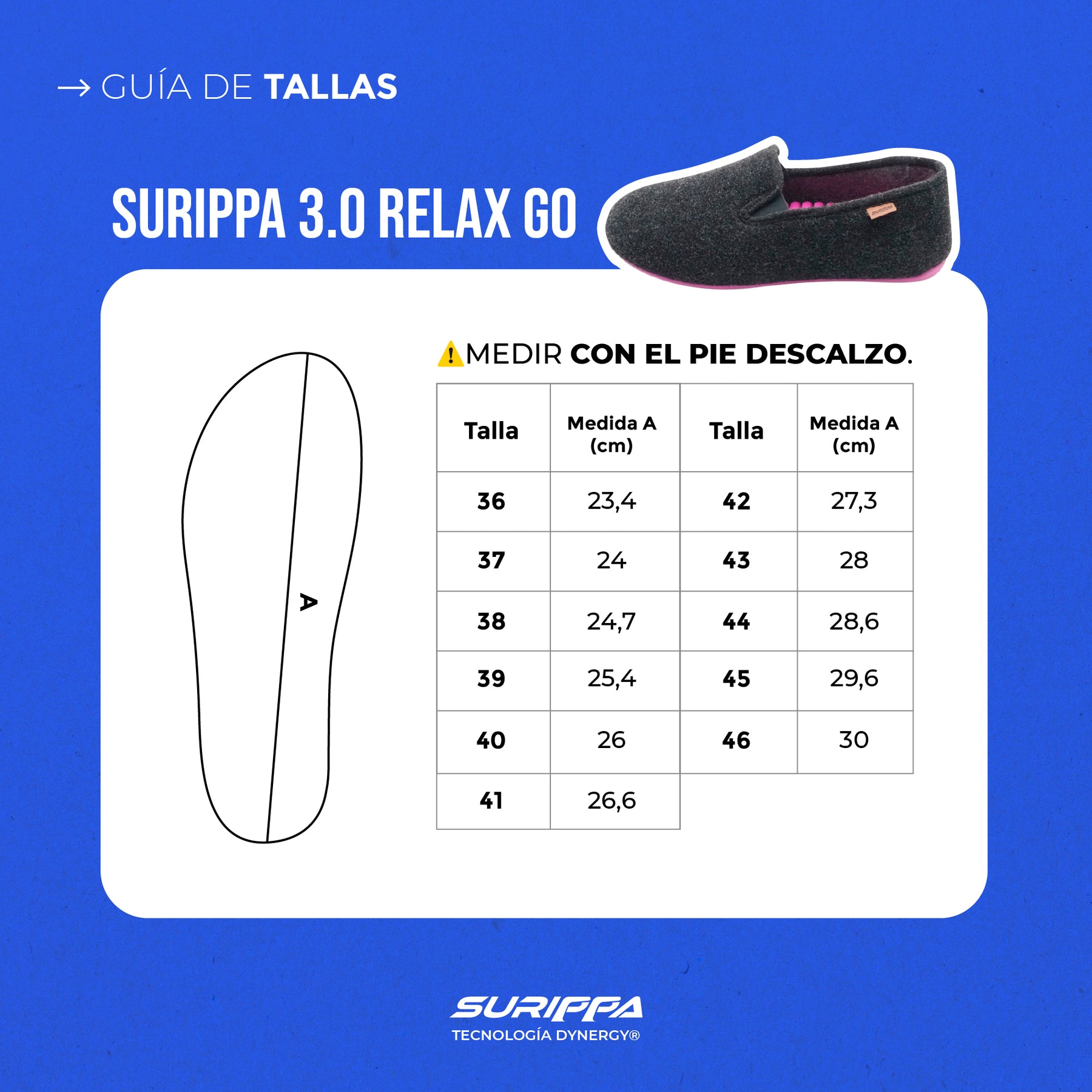 SURIPPA 3.0 RELAX-GO | SLIPPERS DE RECUPERACIÓN BLANCO AZUL