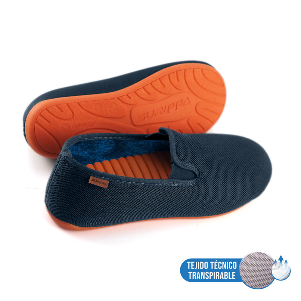SURIPPA 3.0 RELAX-GO | SLIPPERS DE RECUPERACIÓN MARINO NARANJA